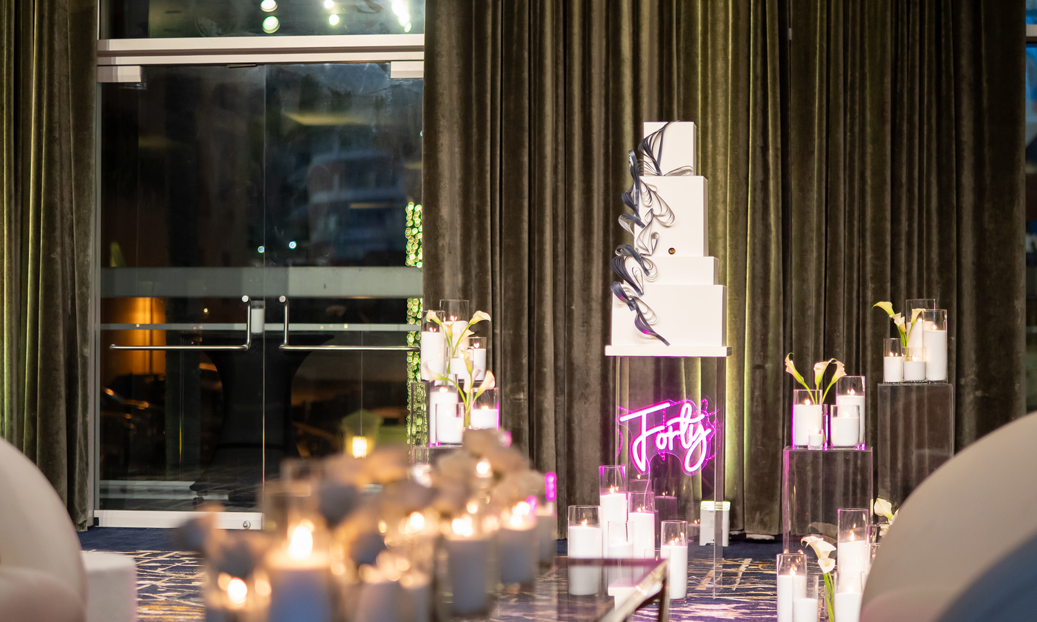 Candle Staging and Event Decor